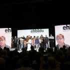 Acto celebrado el miércoles con la participación de la portavoz de EH Bildu en el Congreso. JUAN HERRERO