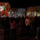 Momento de la inauguración del espectáculo que Xavier de Richemont proyectará sobre San Isidoro.