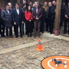 Presentación del dron que vigilará a los cazadores furtivos. JCYL
