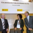 José Montilla, Mercedes Cabrera y Miguel Sebastián, ayer en Madrid