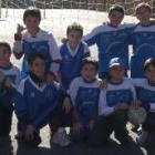 Formación del equipo del colegio La Palomera benjamín masculino