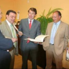 Clemente Pita, Luis Miguel González, Mañueco, Eduardo Fernández y Silvia Franco.