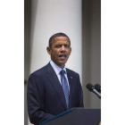 El presidente Barack Obama, durante su intervención.
