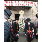 Los maragatos sacan hoy a su patrona en procesión.