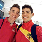 Los hermanos Benito, Pablo y Miguel Ángel.