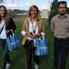 Álvarez, junto a los candidatos a la pedanía de San Andrés. DL