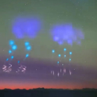 La NASA crea nubes de colores para rastrear auroras boreales.