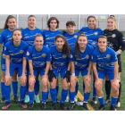 Formación del equipo del Olímpico de León que milita en el grupo 1 de la Primera Nacional Femenina. DL.