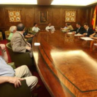 El consejo de administración de Baloncesto León se celebró en el Ayuntamiento de León.