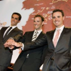 Los favoritos al tirunfo, si asisten: Alberto Contador (i), Alejandro Valverde (c) y Samuel Sánchez.
