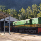 Instalaciones ferroviarias en Villablino. FOTO CEDIDA POR V. GARCIA (ARMF)