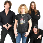 Los integrantes del grupo inglés de rock The Jokers, que actúan hoy en León.