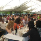 En la reunión no faltó la buena gastronomía.