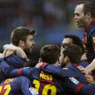 La plantilla del Barcelona confía en que pueden remontar el 2-0 en el Camp Nou.