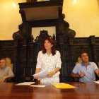 Un momento de la celebración del Pleno ordinario del mes de julio.