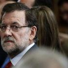 Rajoy en la Moncloa, durante la presentación esta semana de sus planes con las ONG.