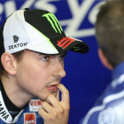 Jorge Lorenzo comparece tras la carrera de Le Mans.