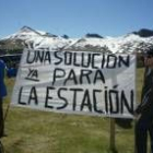 Imagen de archivo de una de las manifestaciones en favor de la estación de esquí de San Glorio