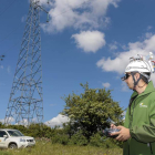 Detalle del funcionamiento del dron. IBERDROLA