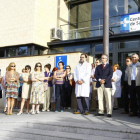 Acto de apoyo a un médico agredido en Armunia en el año 2013. RAMIRO