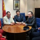 Reunión de Salguero con el alcalde de Villaquilambre.