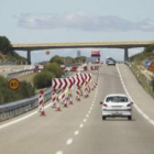 Un carril de la autovía ha sido cortado durante tres kilómetros a la altura del PK 25.