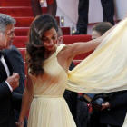 George Clooney y Amal, en el festival de Cannes.