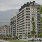 Una imagen de las edificaciones recientemente construidas en pleno bulevar central de La Rosaleda