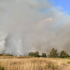 Incendio en Santa María de Ordás. DL