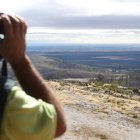 Desde el puesto de Pozo Fierro se observa desde la Cordillera Cantábrica a Zamora. RAMIRO