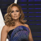 Jennifer Lopez, a su llegada a la fiesta de Vanity Fair, el pasado 24 de febrero.