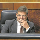 Rafael Catalá, durante un debate en el Congreso.
