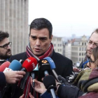 Pedro Sánchez, el pasado jueves en Bruselas.