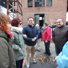 Tino Rodríguez, junto a la alcaldesa de Brañuelas