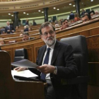 Mariano Rajoy, durante una reciente sesión de control en el Congreso.