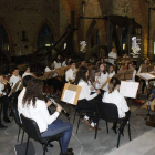 Una de las actuaciones de la banda juvenil en Sabero. CAMPOS