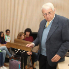 El compositor Cristóbal Halffter en una de sus intervenciones. DLM