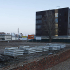 Vista del exterior del edificio del CRC, destinado a control de tráfico ferroviario. JESÚS F. SALVADORES