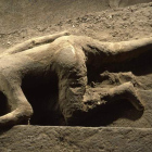 Restos de la ciudad romana de Pompeya que se conservaron enterrados en la ceniza del Vesubio.
