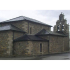 De izquierda a derecha pueden verse una imagen panorámica de Cobrana, con el Monasterio Cisterciense de San Miguel de las Dueñas (Bien de Interés Cultural) y Almázcara debajo. Al lado, el Santuario de la Virgen de la Peña de Congosto, de origen medieval,