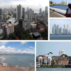 Varias imágenes de la ciudad de Panamá, cuyo sector turístico continúa pujante y en crecimiento.