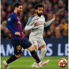 Messi volvió a marcar la diferencia frente al Liverpool de un apagado Salah. ALEJANDRO GARCÍA