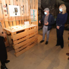 Un momento de la presentación de la muestra, ayer en la Fábrica de Luz de Ponferrada. L. DE LA MATA