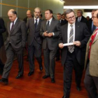 Juan José Mateos, asiste a la apertura del Congreso de la Real Sociedad Matemática Española.