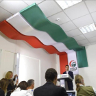 El líder del partido Jobbik, Gabor Vona, el pasado 2 de octubre tras cerrarse los colegios electorales del referemdum contra los refugiados.