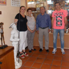 El torreón medieval acoge la muestra del Quijote. BARRIO PLANILLO