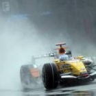Fernando Alonso sacó provecho de la climatología adversa en Monza