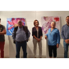 Un momento de la presentación de la exposición. DL