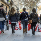 Jornada de rebajas de compras.
