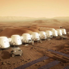 Diseño de un proyecto de colonia científica en Marte.